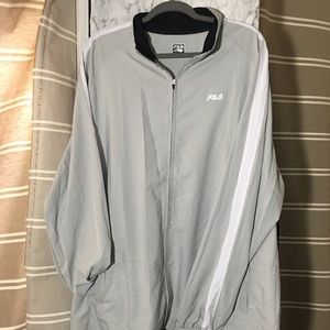 NWT FILA WIND JACKET HIGH RISE/WHITE/BLACK